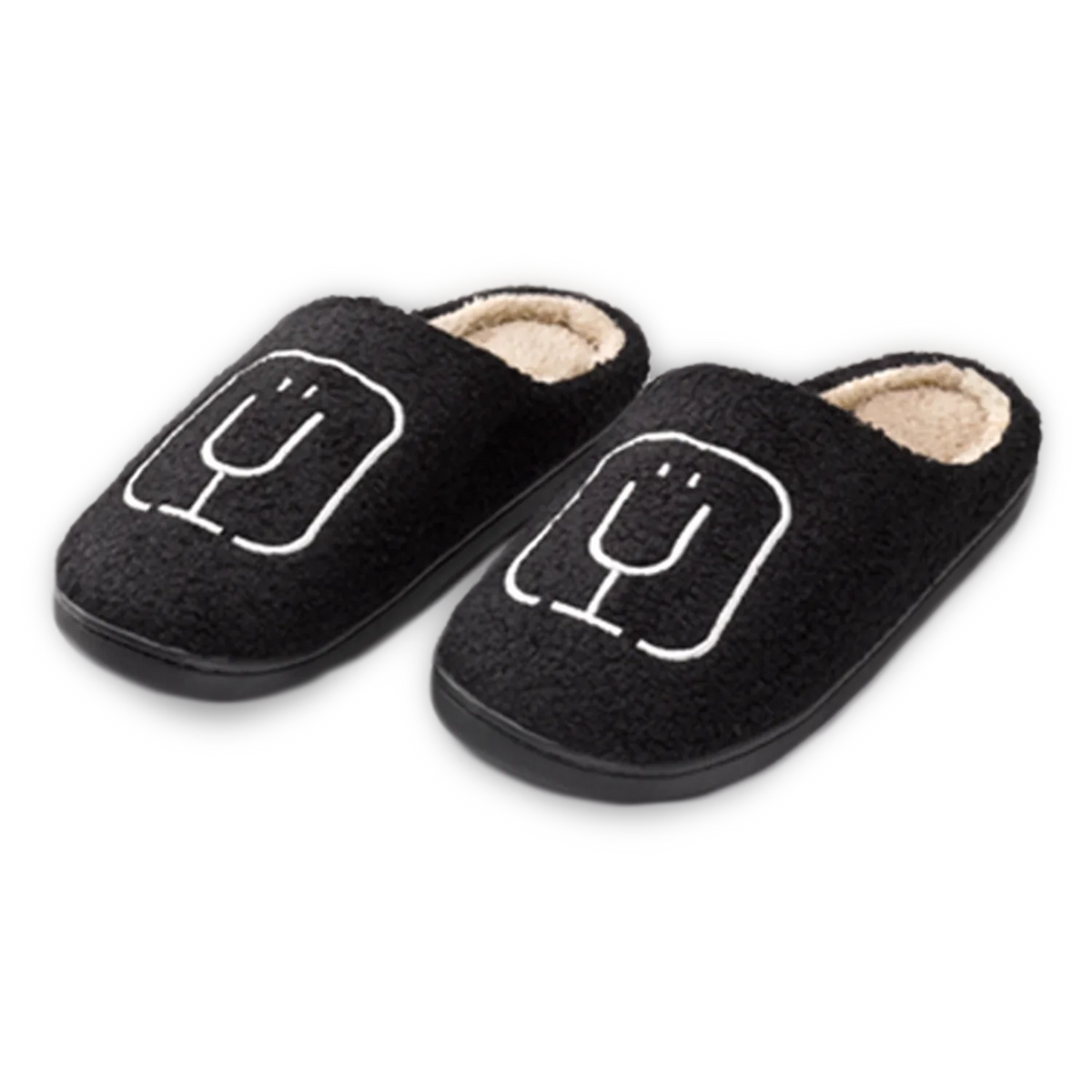 brumate-fuzzy-slippers-black-w9 apparel-slippers.webp
